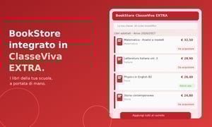 Interfaccia del BookStore integrato in ClasseViva EXTRA con elenco libri scolastici